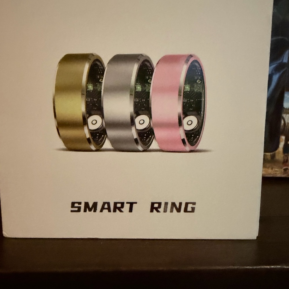 Smart Ring in Pink Size 8
